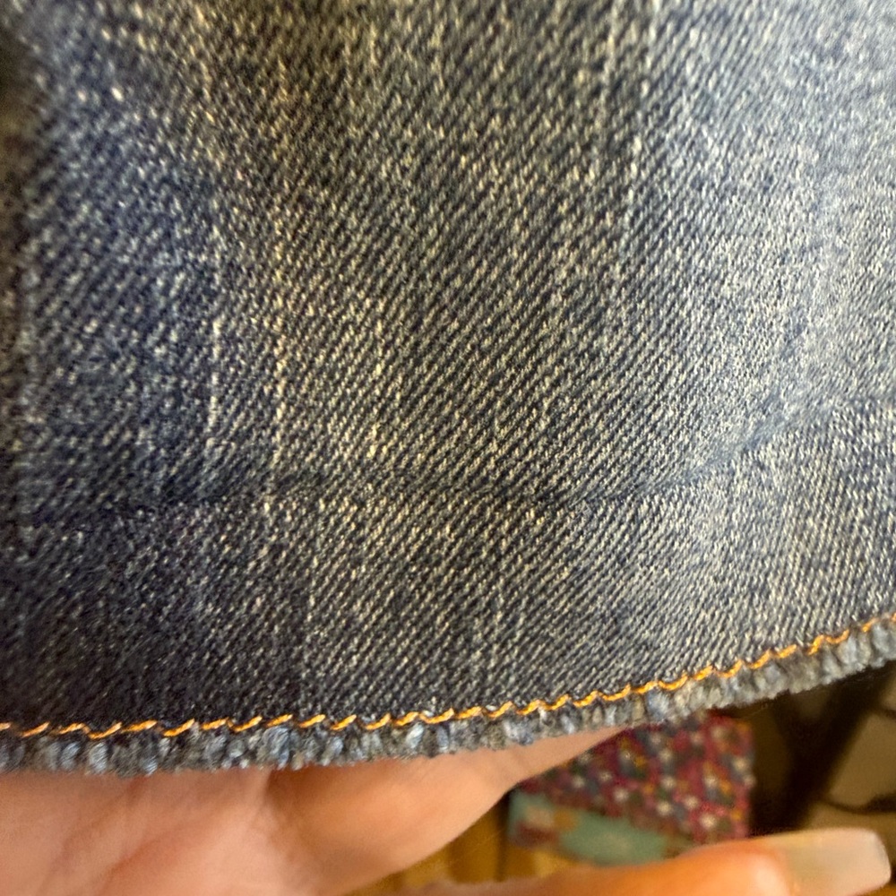 American Eagle Outfitters Dark Blue Denim Jean Shorts - Picture 11 of 12